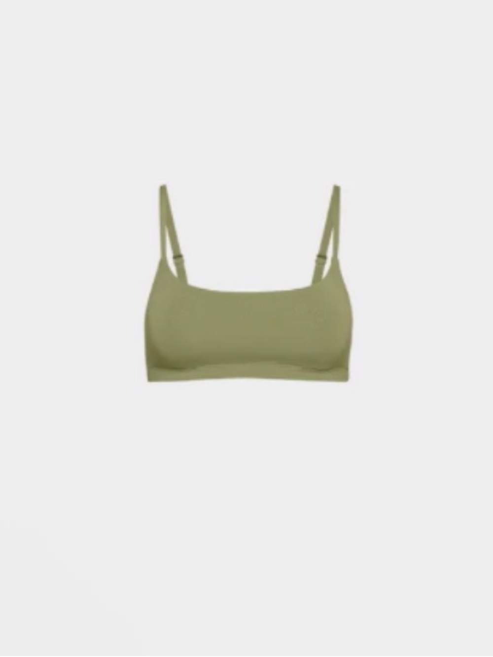 Aritzia ORIGINAL CONTOUR SCOOPNECK BRALETTE, Sundried Olive, large